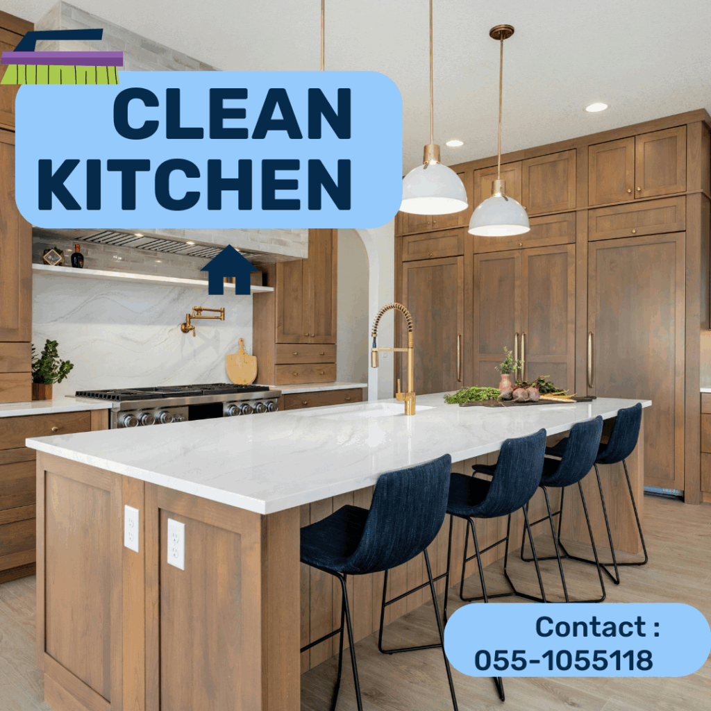 Professional kitchen deep cleaning in Dubai by Royal Dubai Cleaning